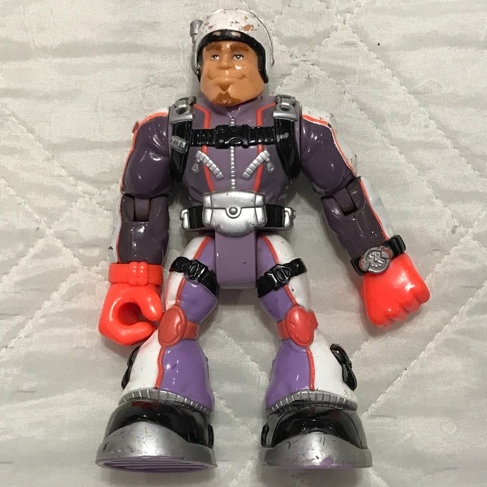 Vintage Fisher Prise Rescue Heroes Perry Chute action figure‎